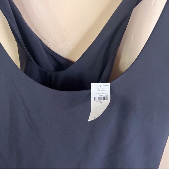 NWT Old Navy Active PowerSoft Square Neck Athletic Dress with Shorts Bra Size 4X - Picture 4 of 6
